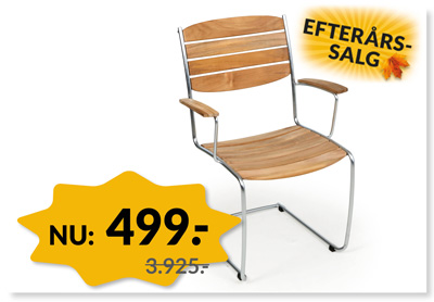 SPRING TEAK HAVESTOL - SOMMERUDSALG